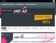 Tablet Screenshot of amf-ad.com